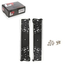 2x license plate holder car license plate holder chrome colors for Peugeot