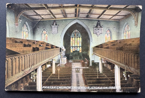 Vintage postcard parish - postcard,