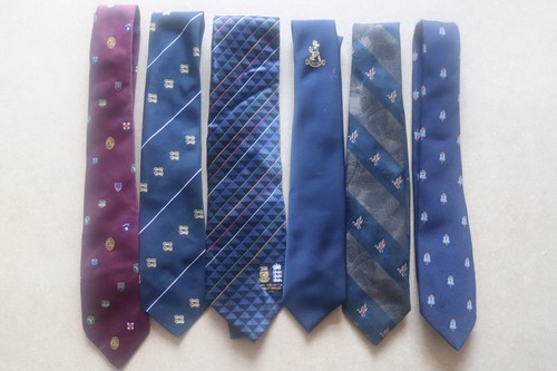 Six vintage ties cricket - six,