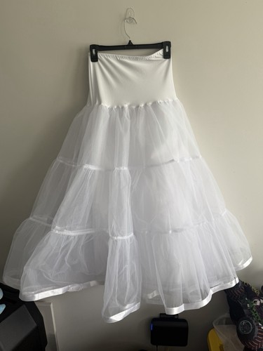 Tulle organza tier petticoat - organza,