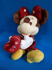 MINNIE MOUSE ❤️ COEUR AMOUR 12" plush soft toy DISNEY MADE WITH LOVE ❤️ MICKEY