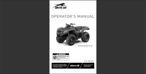 2023 artic cat alterra - 2023, 450