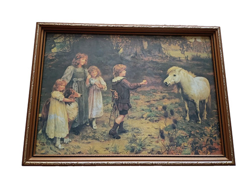 Framed print tempting - framed, a