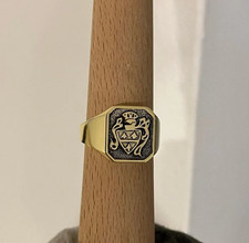 Family crest signet ring 925 - crest,