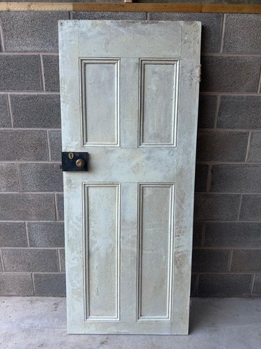 Four panel antique timber door - four,