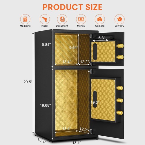 Home safe box with - 6.5,