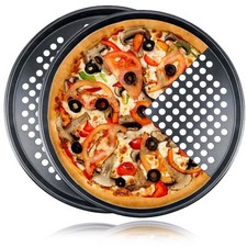 Pizza Tray Non-Stick 12 Inch Pizza Pan with Holes Perforated Baking Oven Tray