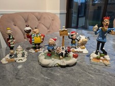 ROBERT HARROP BEANO DANDY CHRISTMAS FIGURES X5