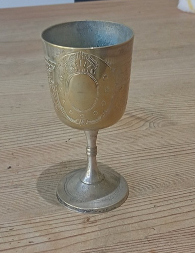 Once silver plated brass - a,