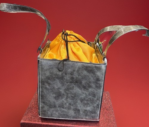 Quirky metallic pewter bucket - quirky,