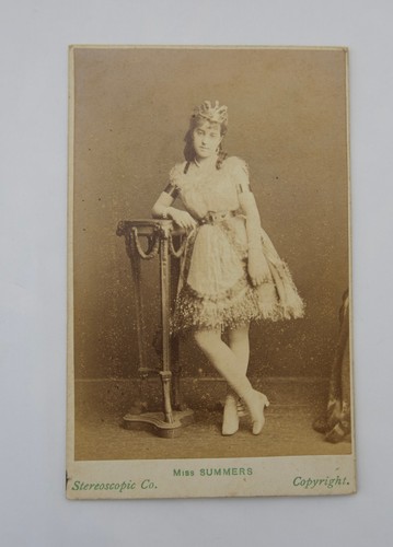 Cdv victorian burlesque - victorian,