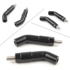 Mirror Stem Extenders For Harley Davidson Iron 1200 XL1200NS 2018-2019 Black