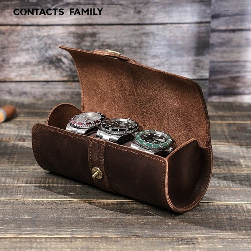 Genuine leather watch - leather, roll