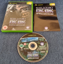 Microsoft Xbox Game Peter Jackson's King Kong Official Game Boxed with Manual