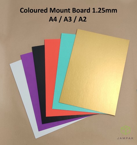 Coloured mount backing board - mount,