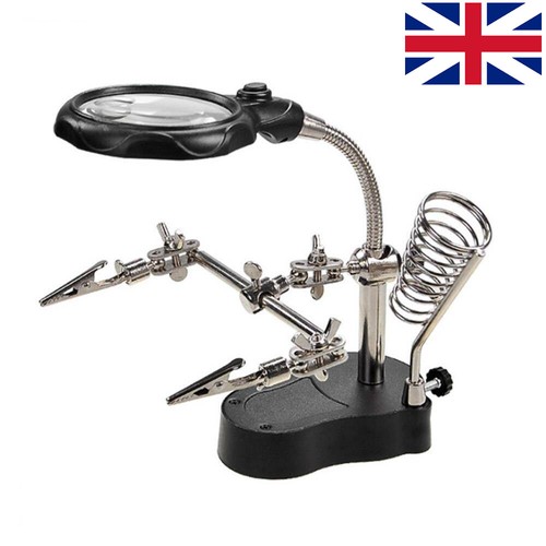 Led desk lamp magnifying - led,