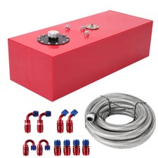 Red 15 Gallon Aluminum Fuel