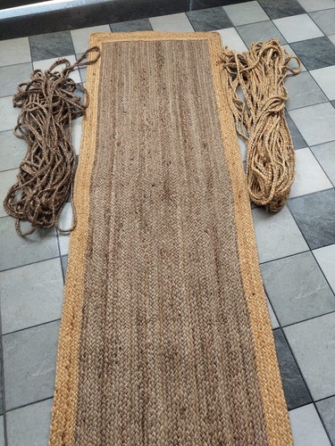 Runner rug jute braided - runner,
