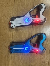 2 Lazer Blaster Gun Player Pack Laser Tag Shooting Game