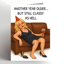 Funny birthday card - birthday, rude