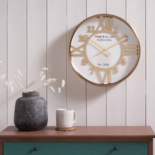Round gold wall - gold,
