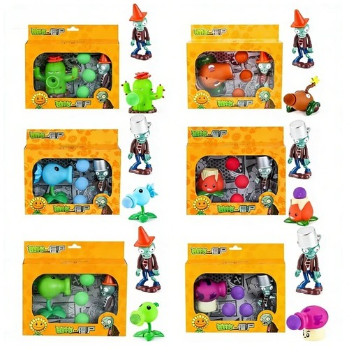 Plants zombies figures set - plants,