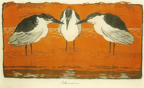 Shore birds otto eckmann - birds,