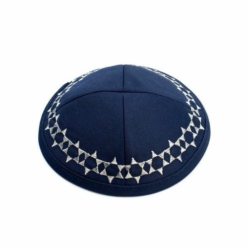 Blue cotton star - blue,