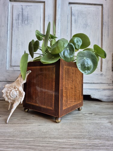 Antique wooden planter - antique,