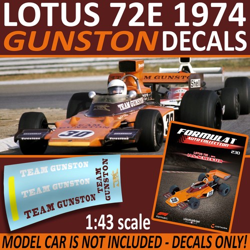 Gunston decals for - gunston, 72e