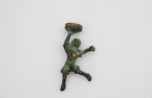 Antique bronze small statue - bronze,