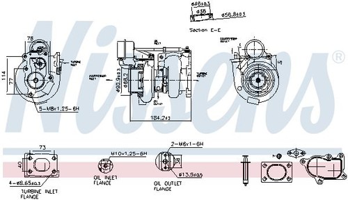 Turbocharger nissens 93724 - nissens,