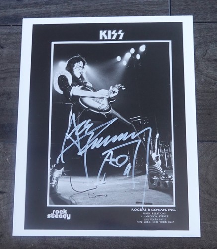 Ace frehley signed 1975 - frehley,