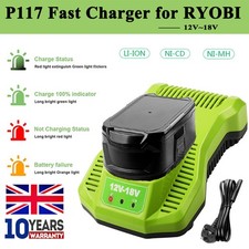 P117 Fast Charger for Ryobi