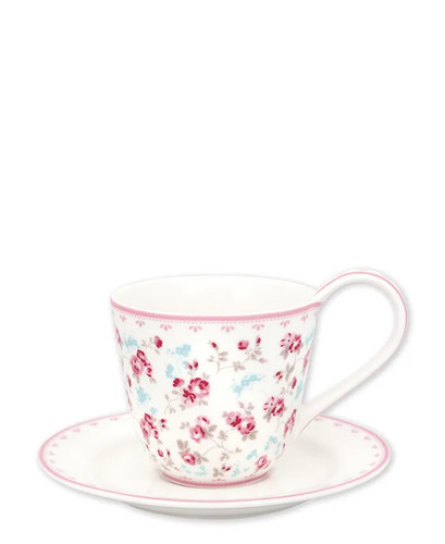 Teacup and saucer set - , by