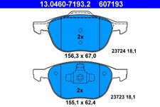 FRONT BRAKE PAD SET DISC BRAKE