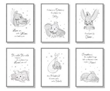 Dumbo elephant nursery wall - dumbo,