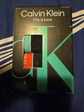 Mens Calvin Klein This Is Love Cotton Stretch Hip Brief Size Medium 2 Pack