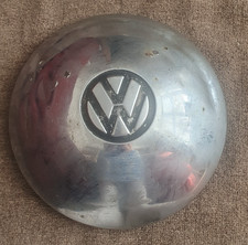 VW Domed Hubcap - Beetle Camper Chrome Wheel RARE 10 3/4 ” Diameter RETRO