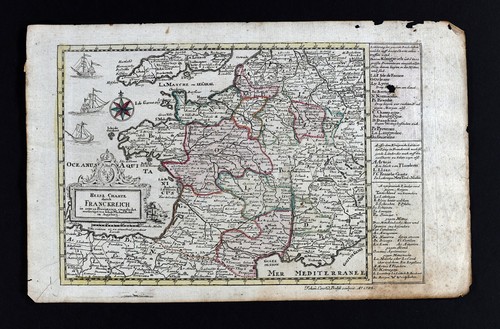1784 johann probst map - 1784,