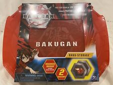 Bakugan Battle Planet “Baku-Storage” Case - Red - with Dragonoid Bakugan - NEW