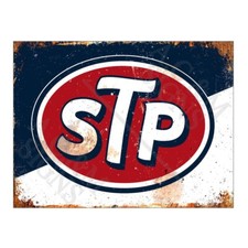 Metal Tin Sign Plaque STP Man