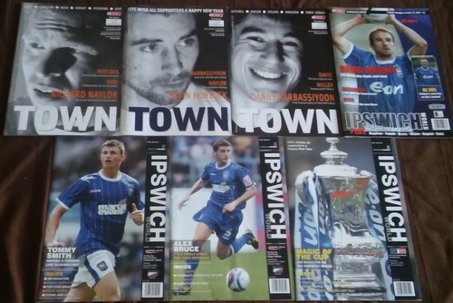 Ipswich town programmes - ipswich,