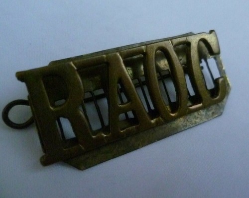 Raoc title royal army ordnance - title,