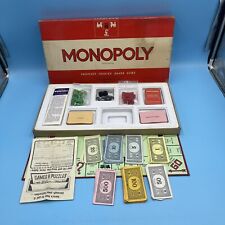 Vintage Waddingtons Monopoly Board Game 402 Parker Bros *Complete*