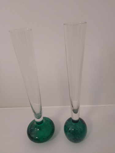 Art glass hand blown emerald - glass,