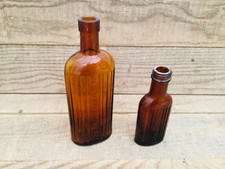 Vintage Jeyes Amber Glass