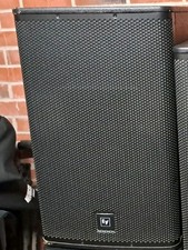  2 x Electro-Voice ELX-115 powered with EV Covers