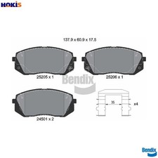 BRAKE PAD SET DISC BRAKE