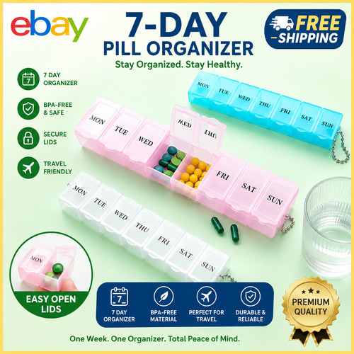 Day pill dispenser medicine - pill,
